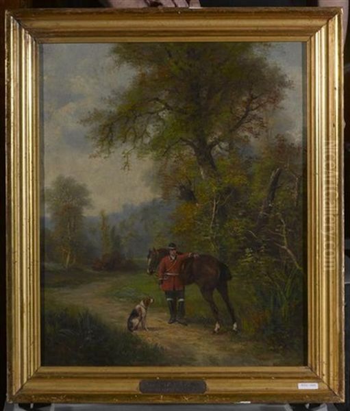 Piquer. Reiter Mit Pferd Und Hund Oil Painting by Francesco Mancini