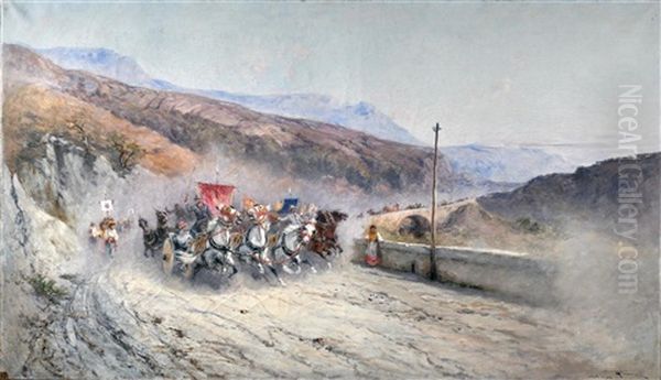 Ritorno Da Montevergine Oil Painting by Francesco Mancini