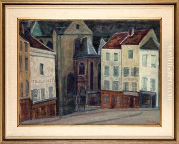 Widok Miejski Oil Painting by Efraim (Mandel) Mandelbaum