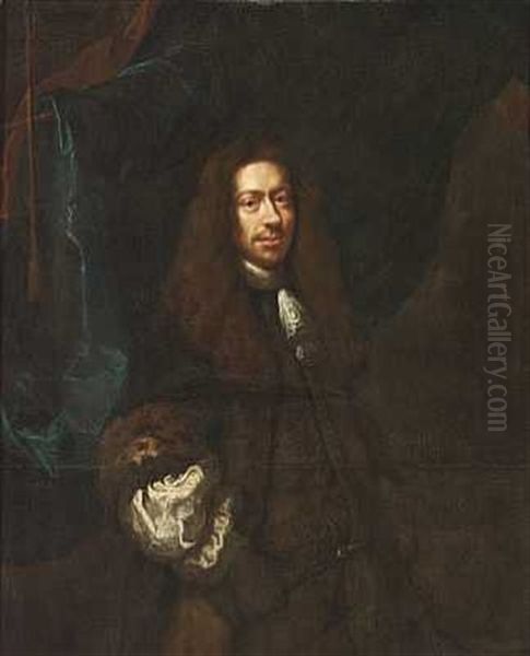 Peder Schumacher, Greve Af Griffenfeld Oil Painting by Karel van Mander III