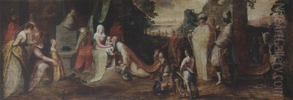 The Adoration Of The Magi by Karel van Mander the Elder