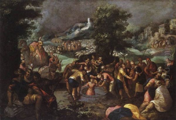 Scene De L'histoire De Joseph Oil Painting by Karel van Mander the Elder