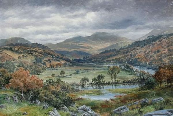 Valley Of The Union Oil Painting by William Henry Mander