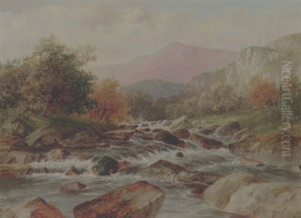 On The Lledre Oil Painting by William Henry Mander