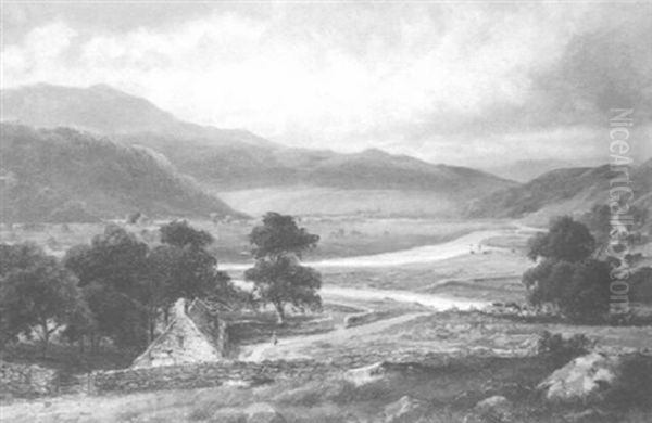 Harlech, North Wales Oil Painting by William Henry Mander