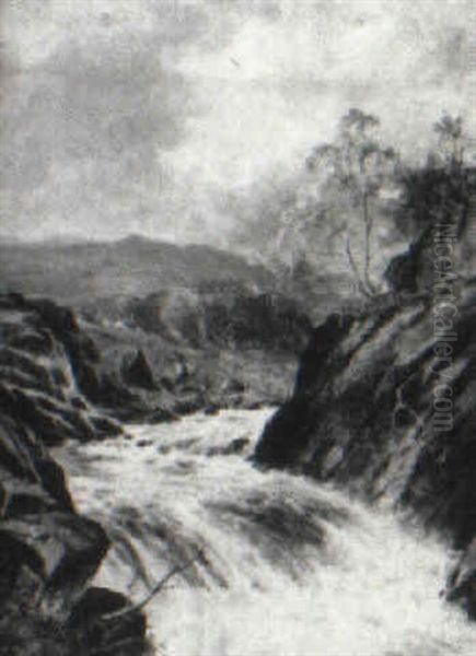 Upper Conway Oil Painting by William Henry Mander