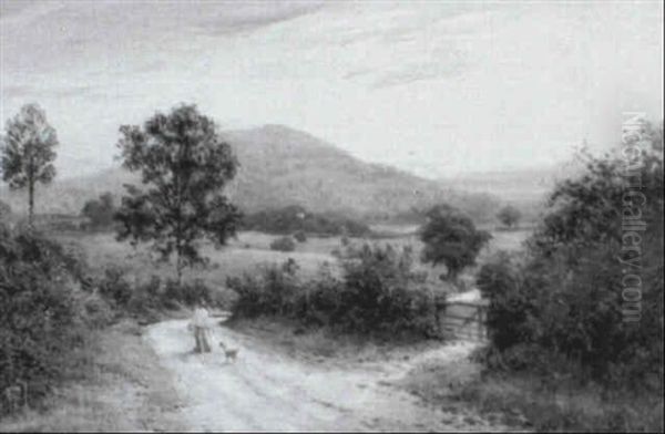 The Wrekin, Nr. Garington, Oil Painting by William Henry Mander