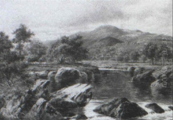 At Bettws-y-coed Oil Painting by William Henry Mander