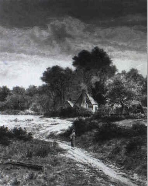 Der Heimweg Oil Painting by William Henry Mander