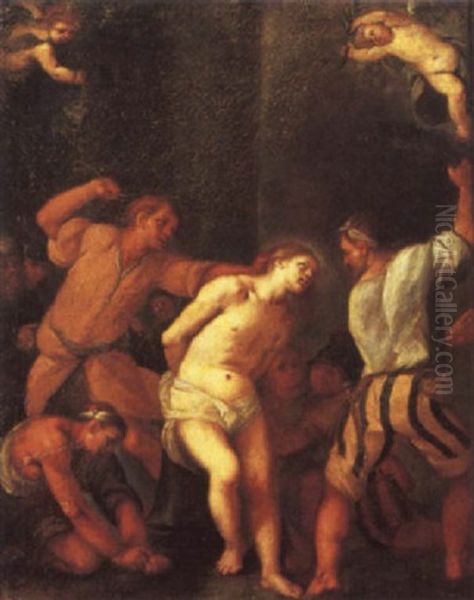 The Flagellation Oil Painting by Vincenzo Manenti