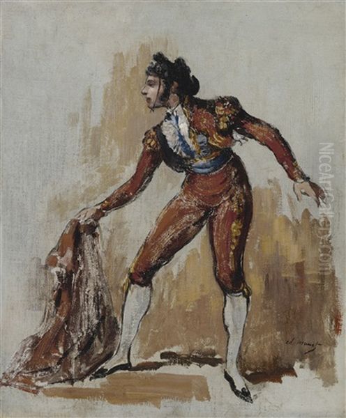 Jeune Homme En Costume De Toreador Oil Painting by Edouard Manet