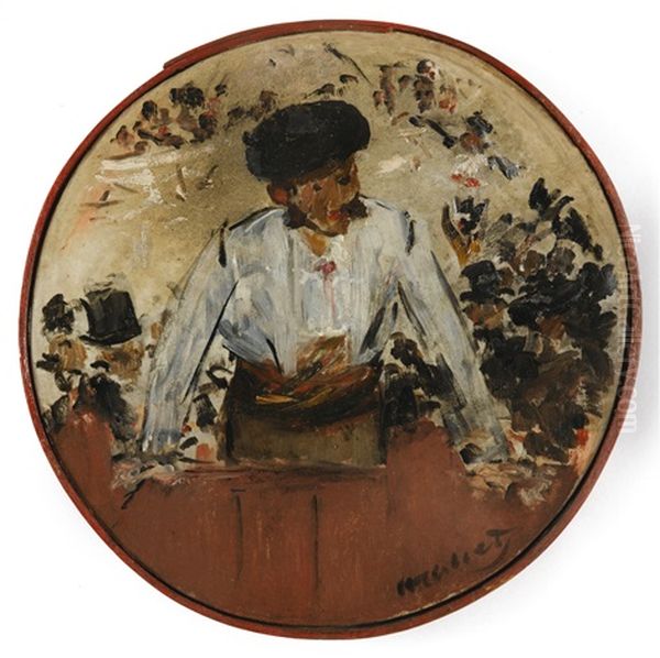 Toreador Saluant, Tambour De Basque Oil Painting by Edouard Manet