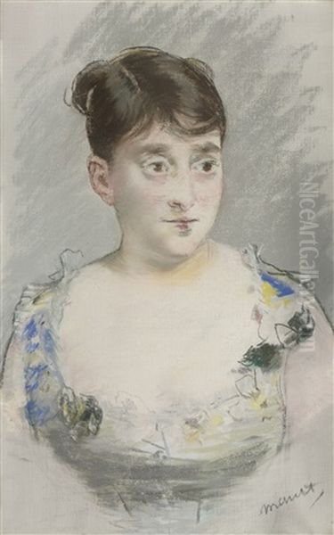 Portrait De Madame Du Paty Oil Painting by Edouard Manet