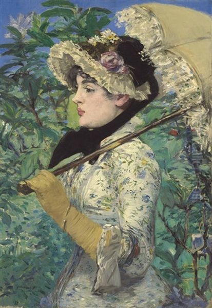 Le Printemps Oil Painting by Edouard Manet