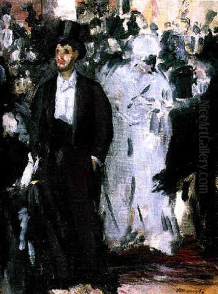 La Bal De L'opera Oil Painting by Edouard Manet