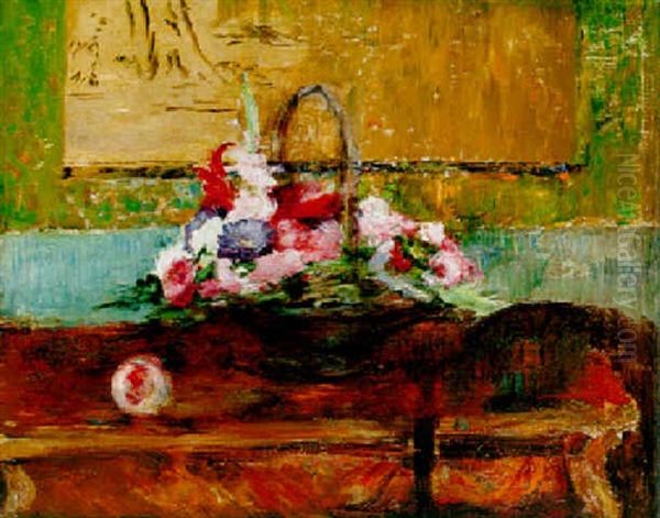 Panier Fleuri by Edouard Manet