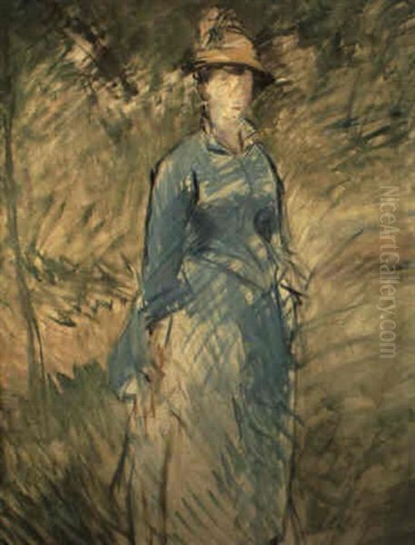 Jeune Femme Dans La Verdure Oil Painting by Edouard Manet