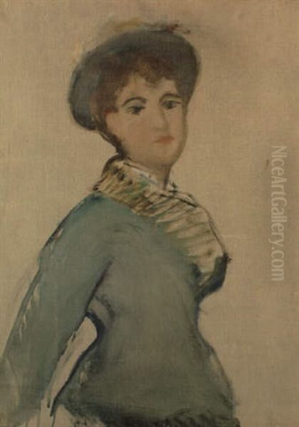 Etude De Femme Oil Painting by Edouard Manet