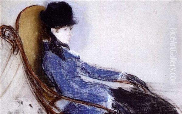 Le Repos Oil Painting by Edouard Manet