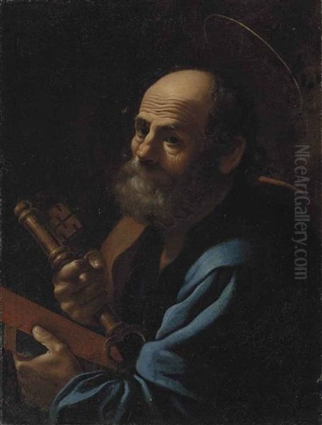 Saint Peter Oil Painting by Rutilio Manetti