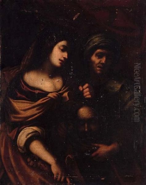 Judith With The Head Of Holofernes Oil Painting by Rutilio Manetti