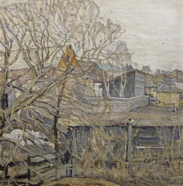 Winter Landscape by Abram Anshelevich Manevich