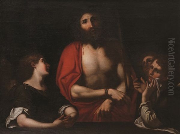 Ecce Homo Oil Painting by Bartolomeo Manfredi