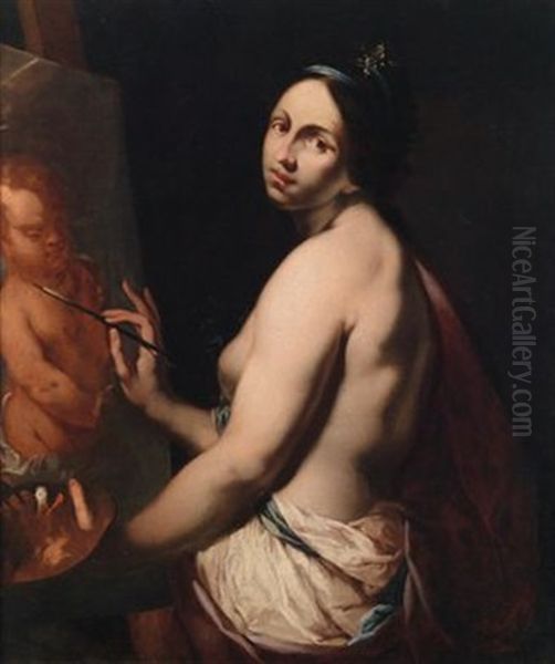 Allegorie Der Malerei Oil Painting by Bartolomeo Manfredi