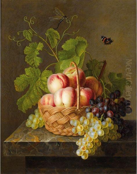 Panier De Fruits Oil Painting by Antoine Berjon