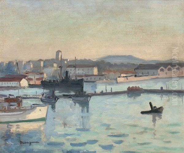 Toulon, Le Mourillon Oil Painting by Henri Charles Manguin