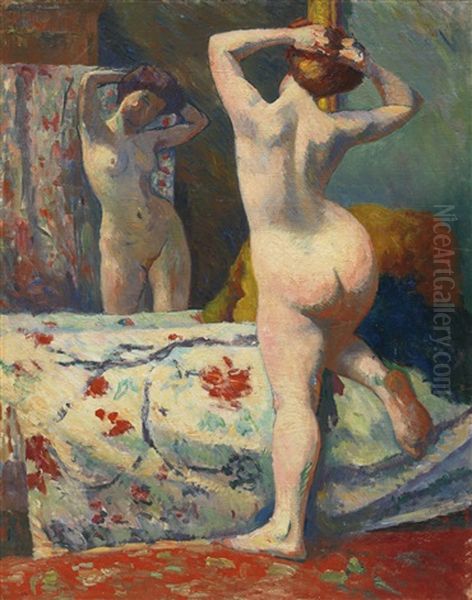 Le Reflet Oil Painting by Henri Charles Manguin