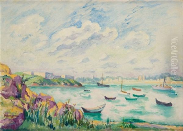 Vue Sur Dinard, 1932 Oil Painting by Henri Charles Manguin