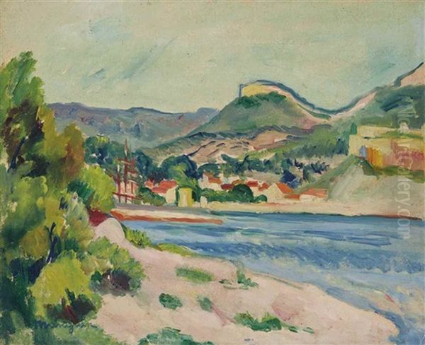 Cassis Oil Painting by Henri Charles Manguin