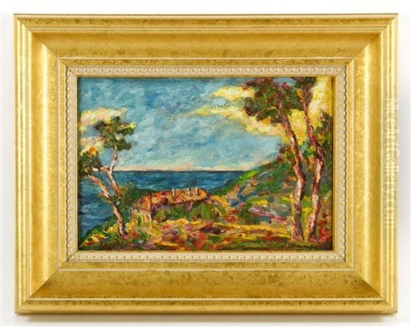 St. Tropez View Oil Painting by Henri Charles Manguin