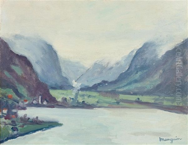 View From Brunnen To Fluelen Oil Painting by Henri Charles Manguin