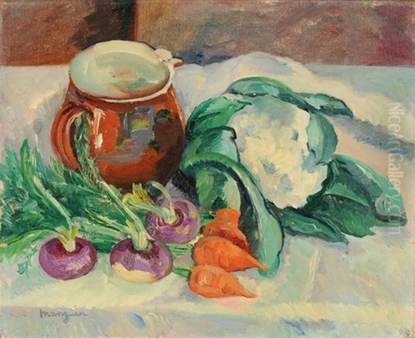 Gemusestilleben Oil Painting by Henri Charles Manguin