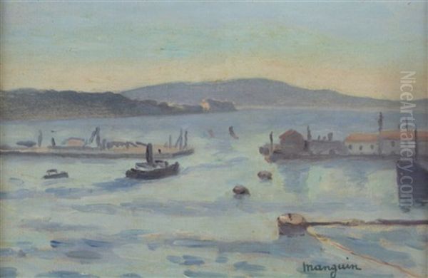 Toulon, Entree De Rade Oil Painting by Henri Charles Manguin