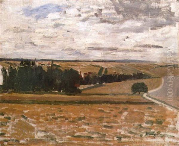 Paysage A Noisy-le-sec Oil Painting by Henri Charles Manguin