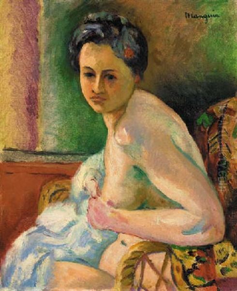 Torse De Femme Oil Painting by Henri Charles Manguin