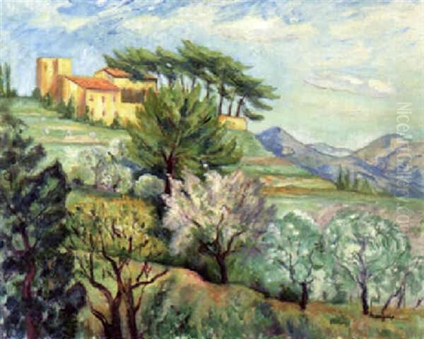 L'ancien Couvent, La Servianne Oil Painting by Henri Charles Manguin