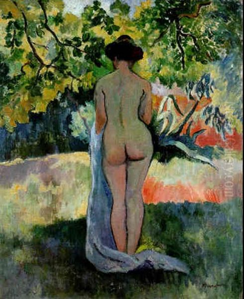 Apres Le Bain Oil Painting by Henri Charles Manguin