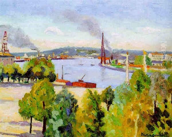 Port Louis Oil Painting by Henri Charles Manguin