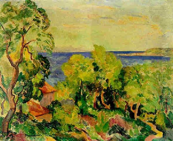 Le Golfe De Saint-tropez Oil Painting by Henri Charles Manguin