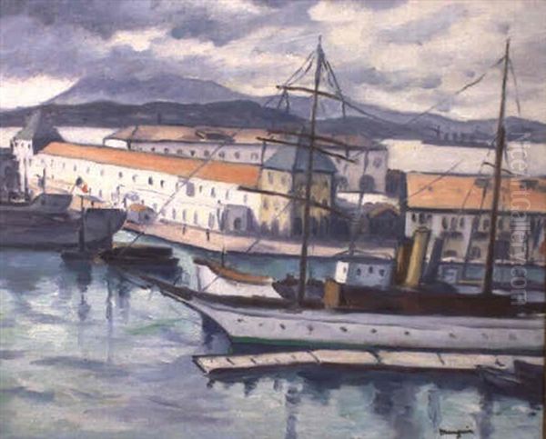 Toulon, L'arsenal Oil Painting by Henri Charles Manguin