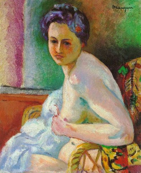 Torse De Femme Oil Painting by Henri Charles Manguin