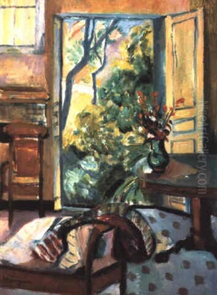 L'atelier De L'oustalet Oil Painting by Henri Charles Manguin