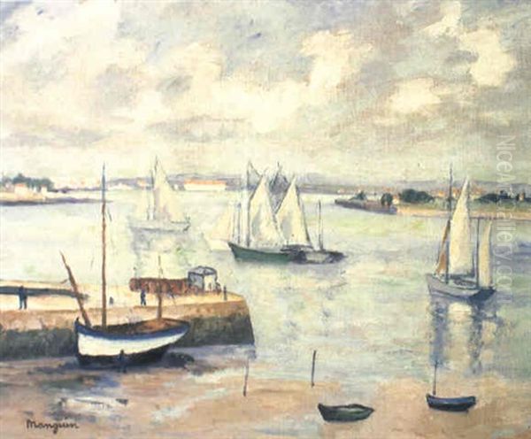 Concarneau Oil Painting by Henri Charles Manguin