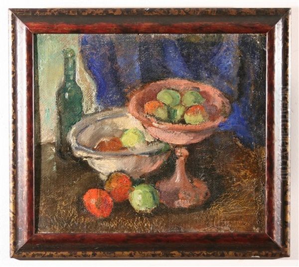 Still Life With Fruits Oil Painting by Abraham Manievich