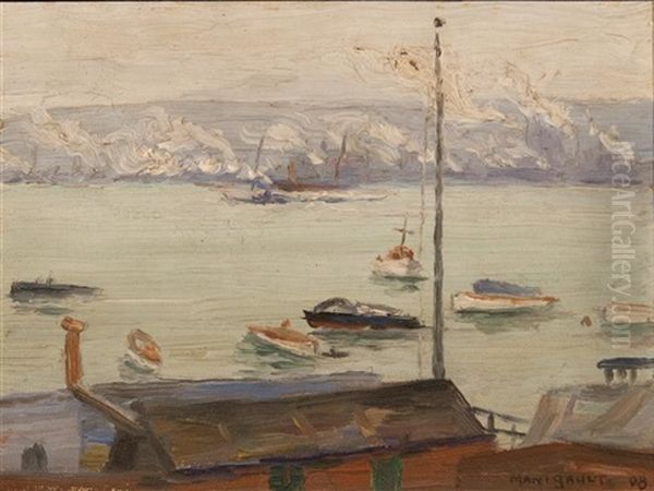 Columbia Yacht Club Oil Painting by Edward Middleton Manigault