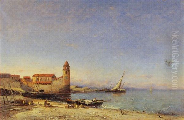 Collioure Oil Painting by Marius Maniquet